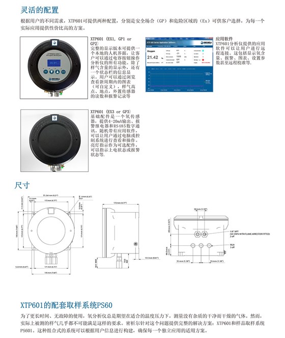 XTP601 系列 安全或危险区域氧气分析仪