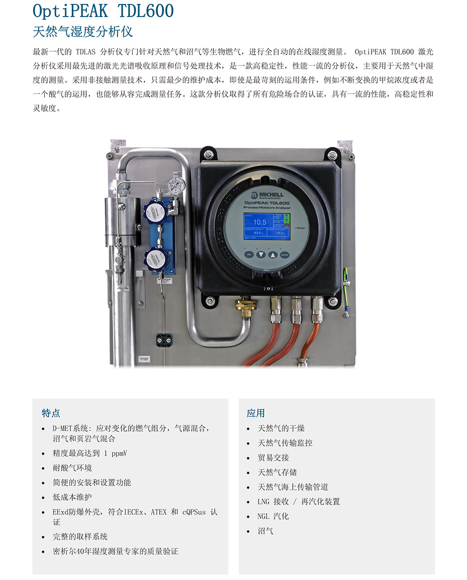 OptiPEAK TDL600 97470 CN Datasheet